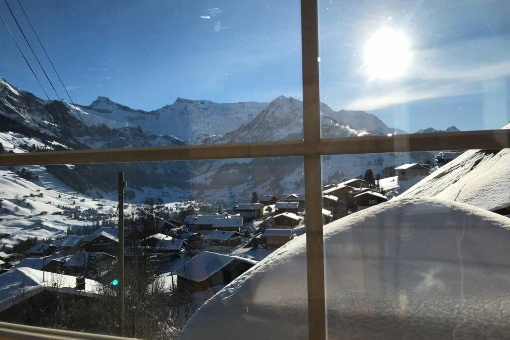 Chalet Sonnenheim Mit Atemberaubender Aussicht Adelboden Eksteriør billede