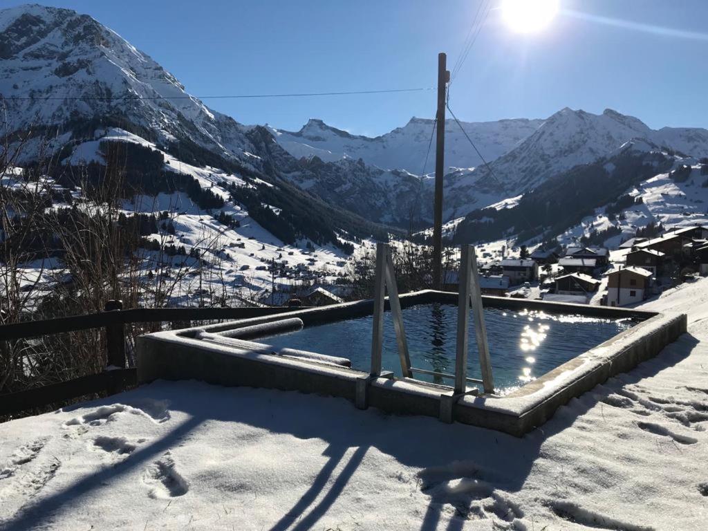 Chalet Sonnenheim Mit Atemberaubender Aussicht Adelboden Eksteriør billede