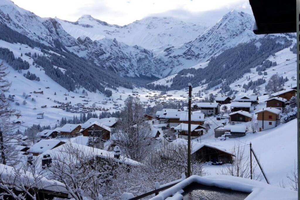Chalet Sonnenheim Mit Atemberaubender Aussicht Adelboden Eksteriør billede