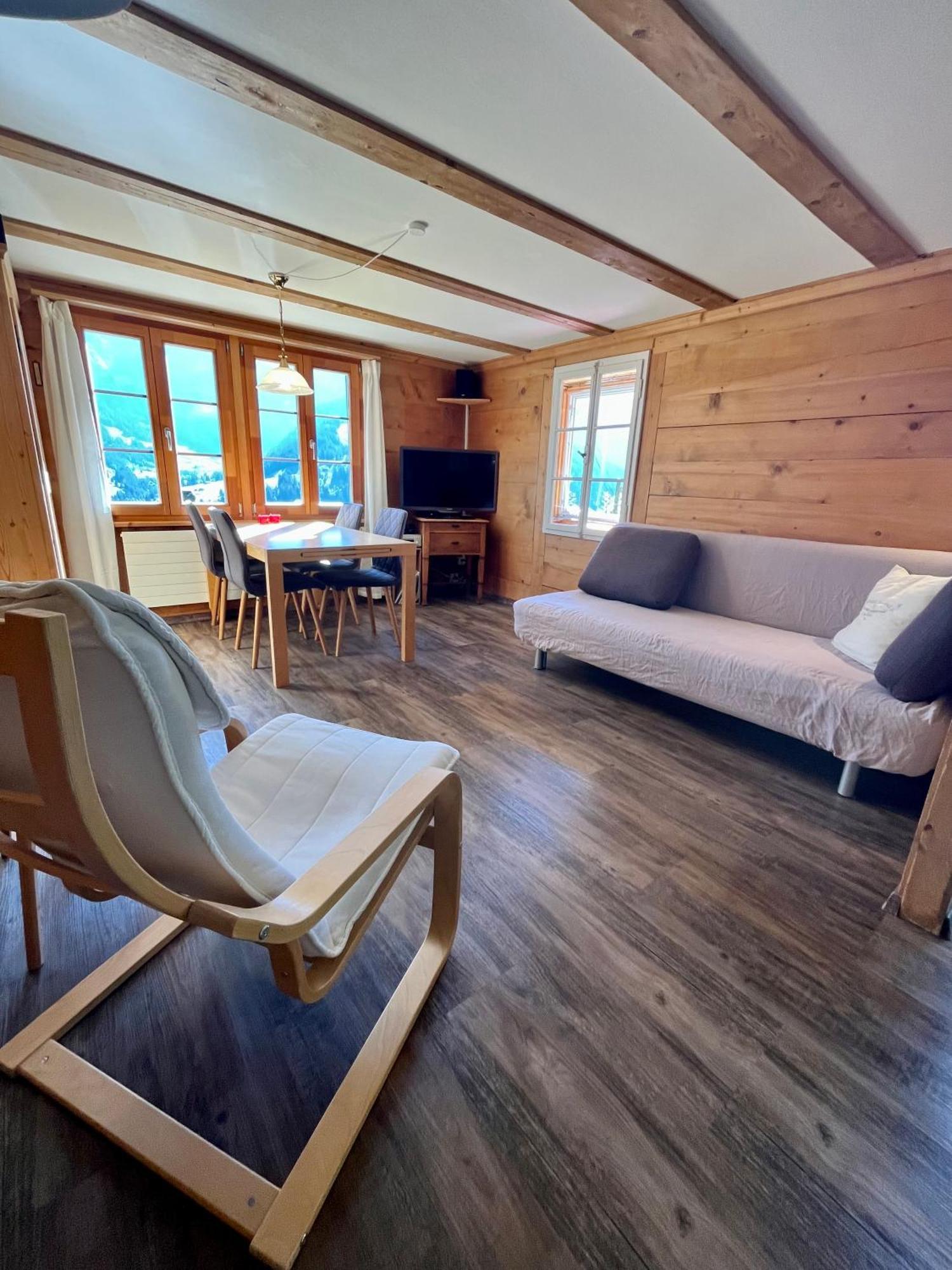 Chalet Sonnenheim Mit Atemberaubender Aussicht Adelboden Eksteriør billede